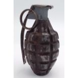 INERT WW2 Normandy Relic US Pineapple Grenade. This Grenade is one of several that were found in the