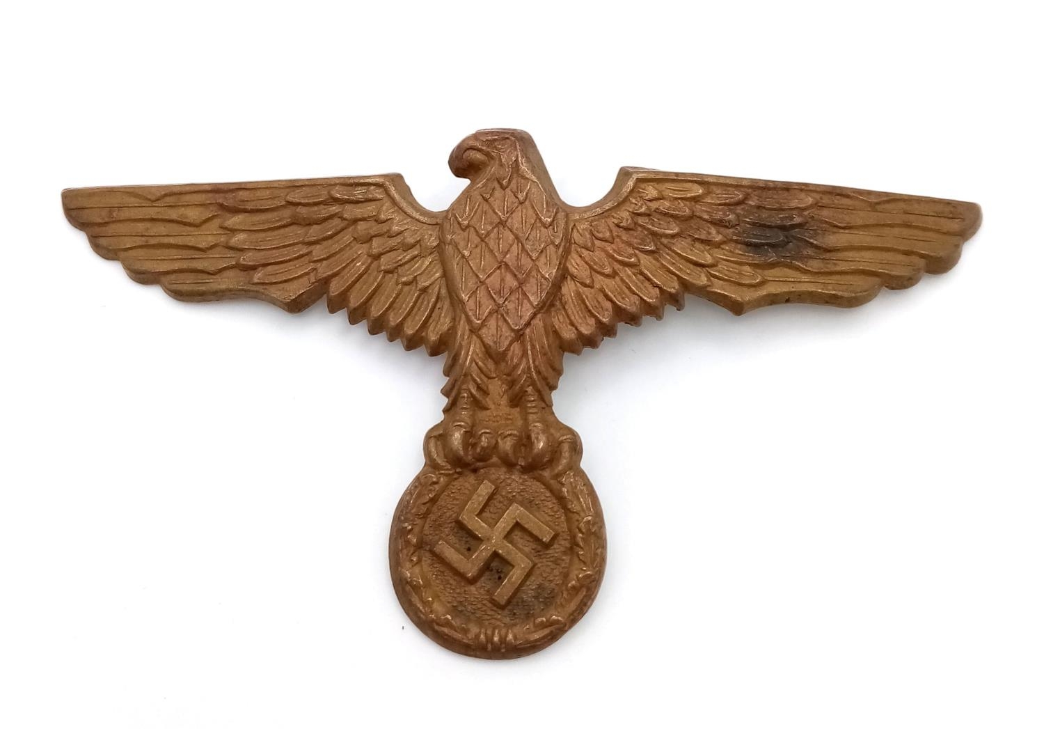 WW2 Kriegsmarine Tropical Hat Badge.