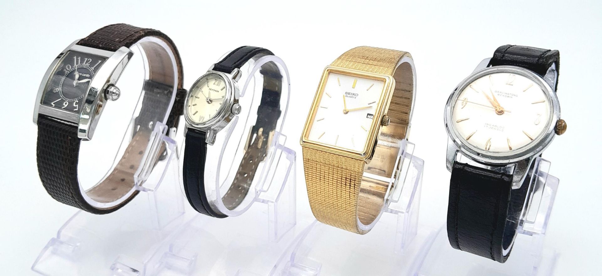 A Parcel of Four Vintage Wristwatches Comprising; 1) A Men’s Bravingtons Renown 17 Jewel Incabloc - Bild 3 aus 6