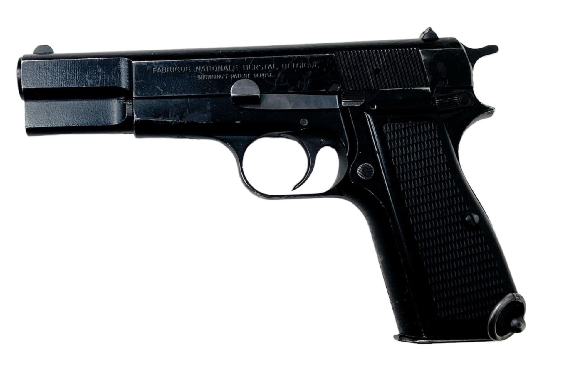 A Deactivated Browning Hi-Power 9mm Semi-Automatic Pistol. Comes with the latest EU deactivation - Bild 3 aus 8