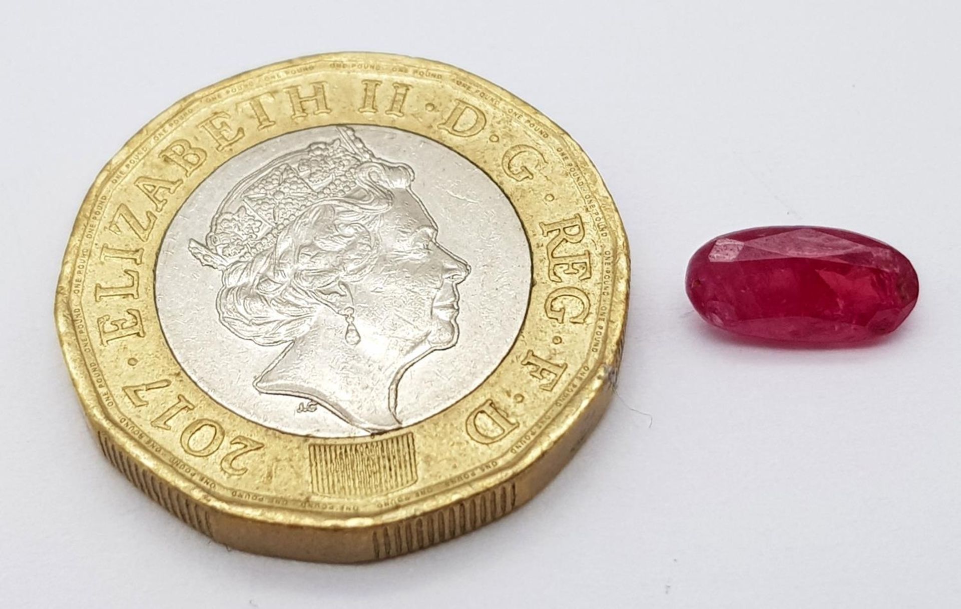A 1.47ct Untreated Mozambique Ruby Gemstone - GFCO Swiss Certified. - Image 5 of 5