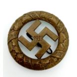 3rd Reich 10 Year Anniversary Badge of the Gau Munich Putsch. Maker Deschler & Sohn.