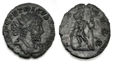 An Ancient Imperial Roman Coin - 5 Tetrius - 270-274AD