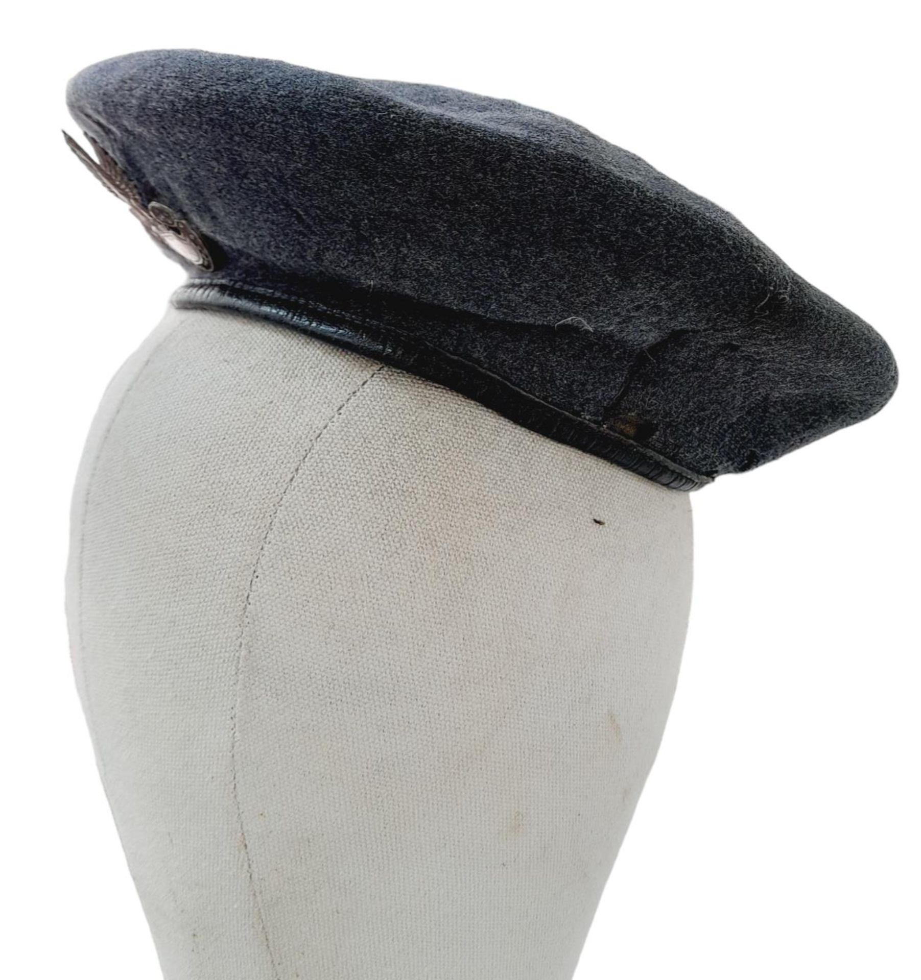 1944 Dated Polish Army Beret. Maker: A. & J. Gelfer, Glasgow. Found in an attic in the UK, A few - Image 5 of 6