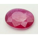A 1.66ct Natural Ruby Gemstone - GFCO Swiss Certified.