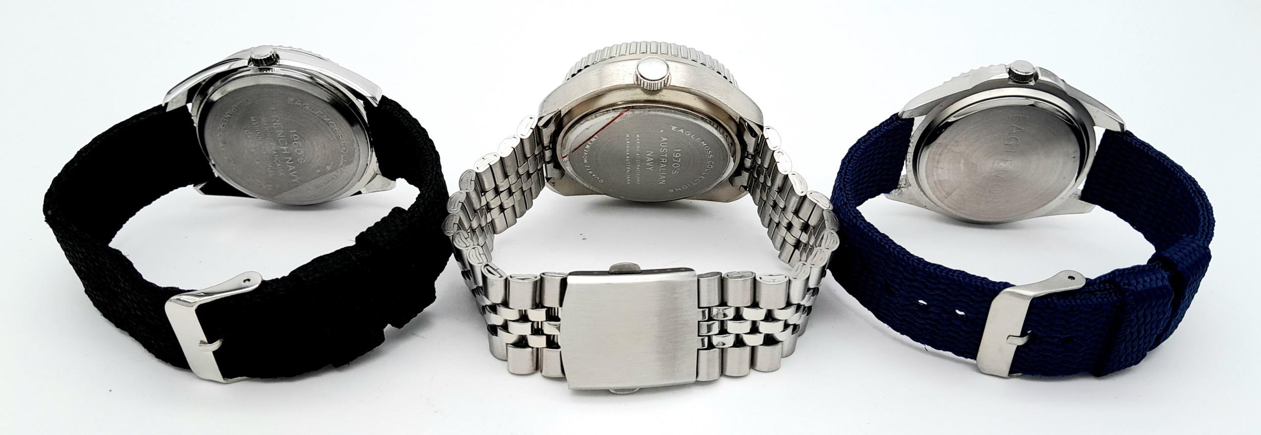 Three Unworn Military Homage Watches Comprising; 1) A British Special Forces Design (SBS) Divers - Image 4 of 6