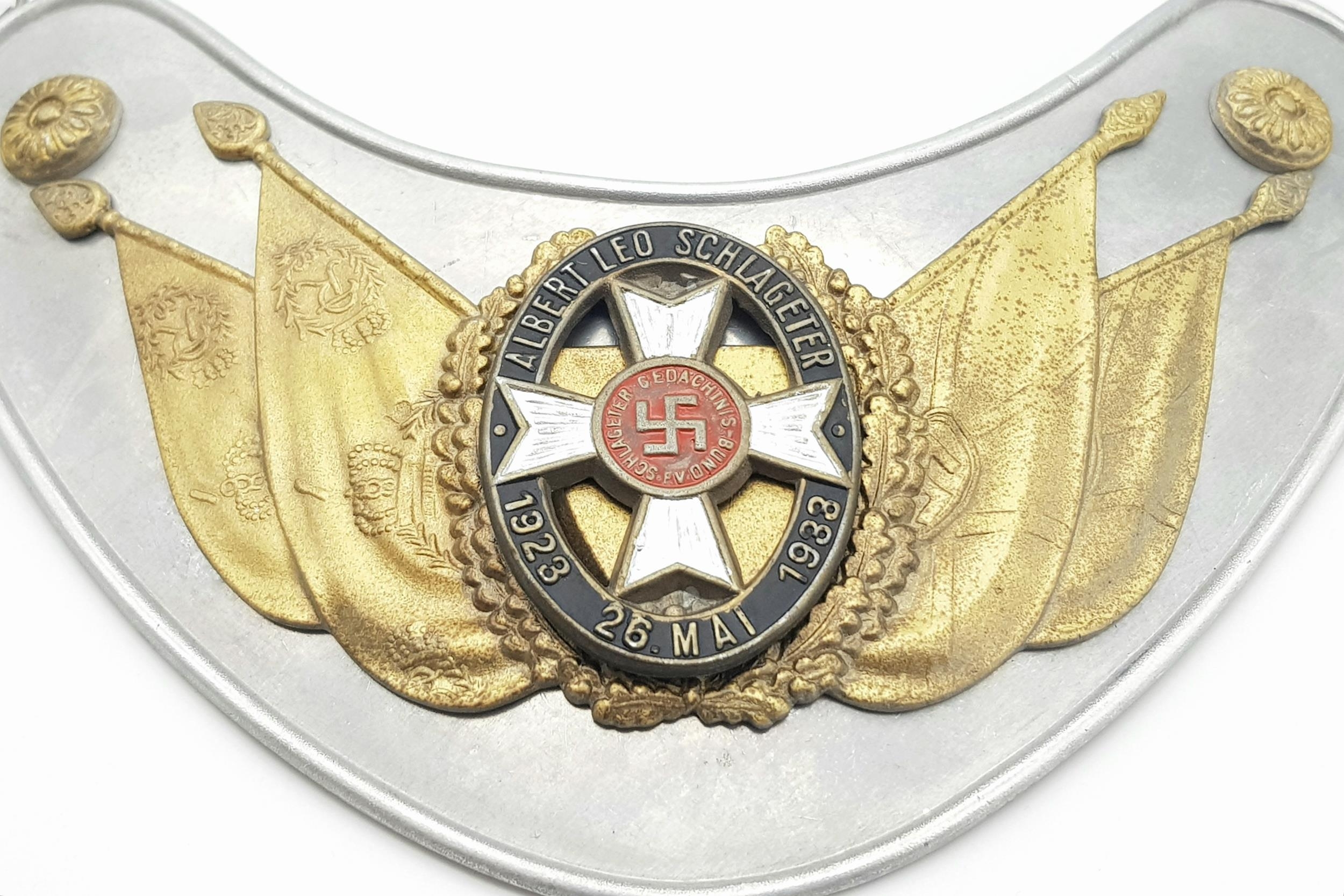 High Quality German Re-Enactors Standard Bearers Gorget. Ideal Gap filler in any collection. - Image 2 of 5