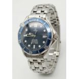 An Omega Seamaster Professional Automatic Gents Watch. Model 2532. Stainless steel bracelet and case