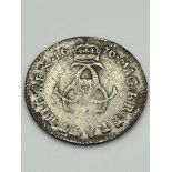 1676 CHARLES II SILVER THREE PENCE COIN. Fine condition. Antique coin that would benefit from a