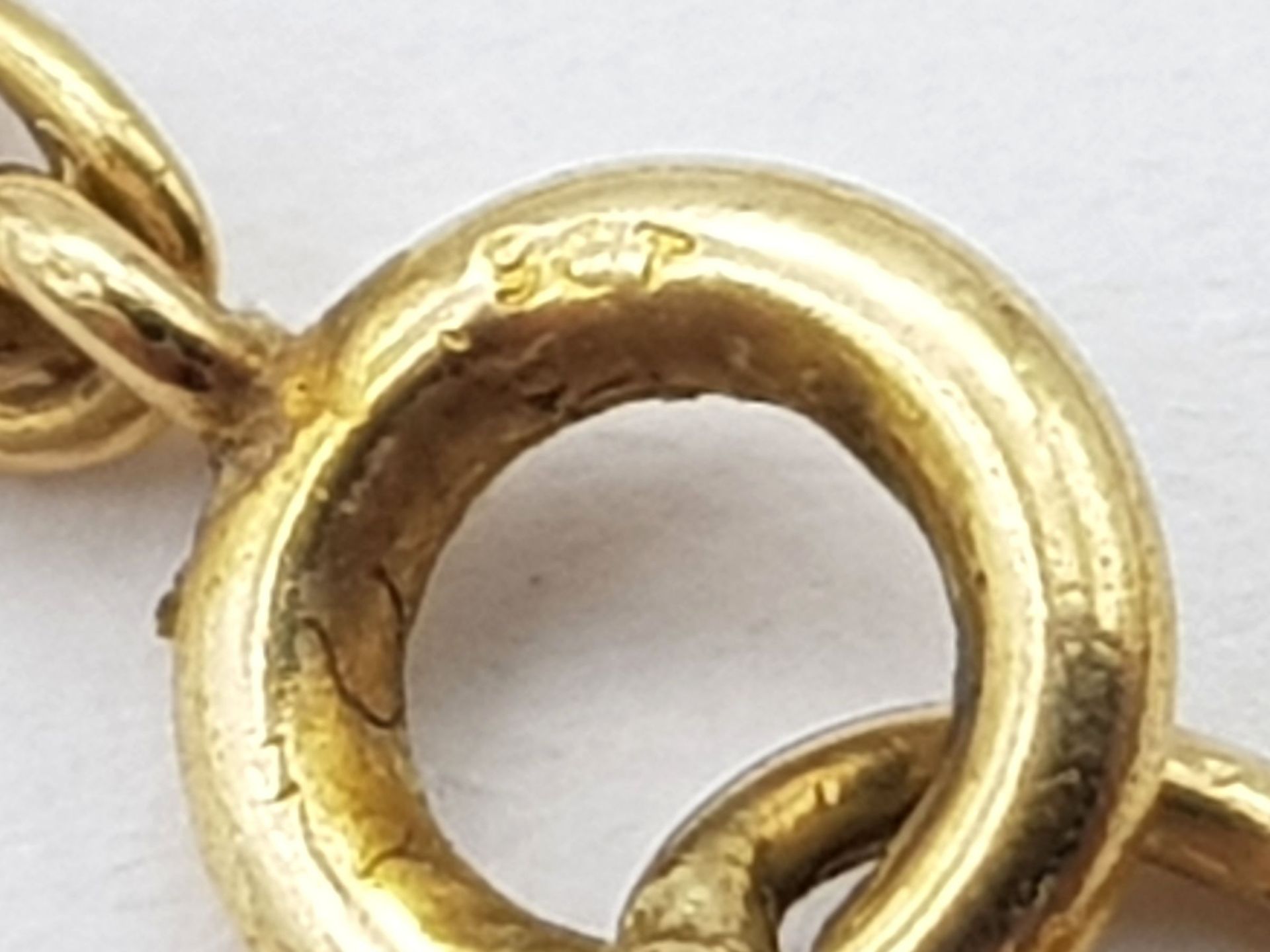 A Lovely Vintage 9K Gold Prince of Wales Link Chain. 60cm. 7g. - Bild 5 aus 5