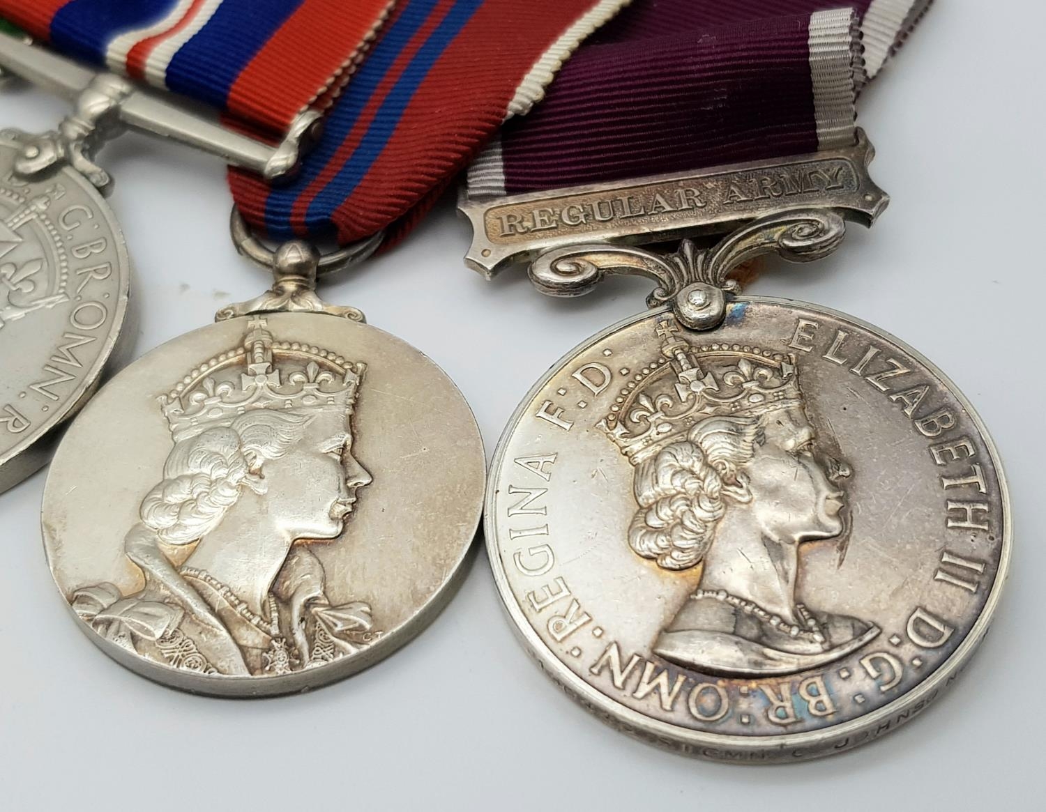 A WW2 long service group of seven medals to the Royal Corps of Signals: consisting of: 1939-1945 - Image 6 of 9