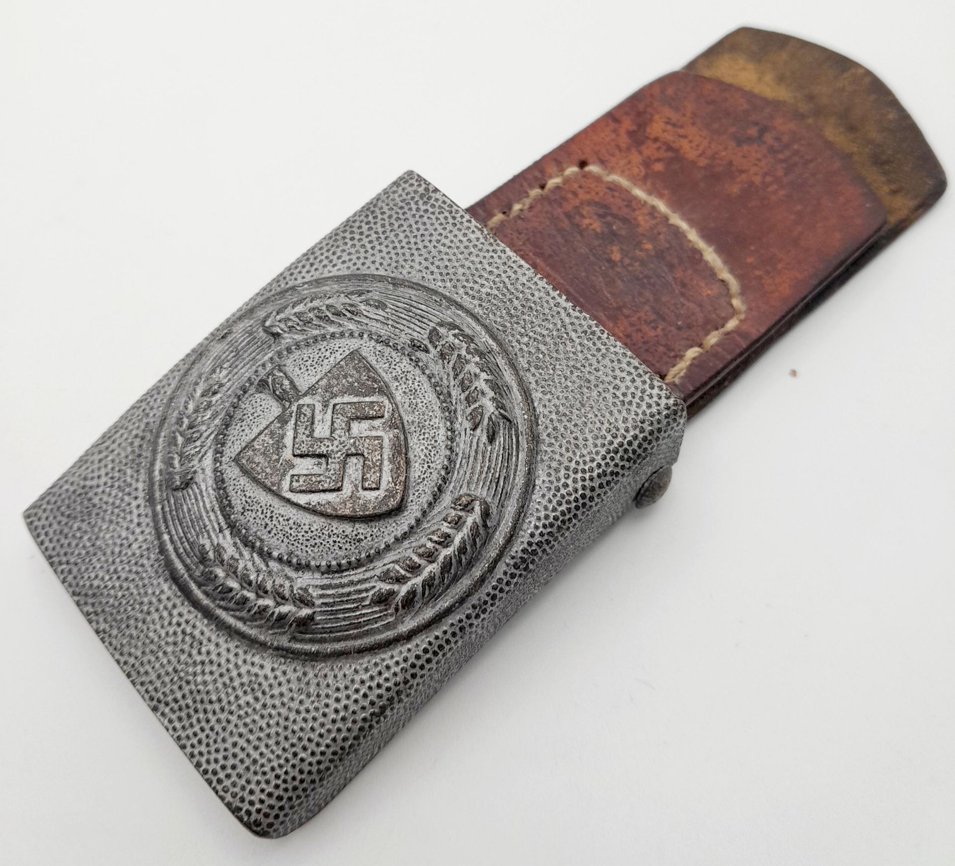 WW2 German RAD (Reichsarbeitdsdienst) – Labour Corps Enlisted Mans-Nco’s Aluminium Buckle and