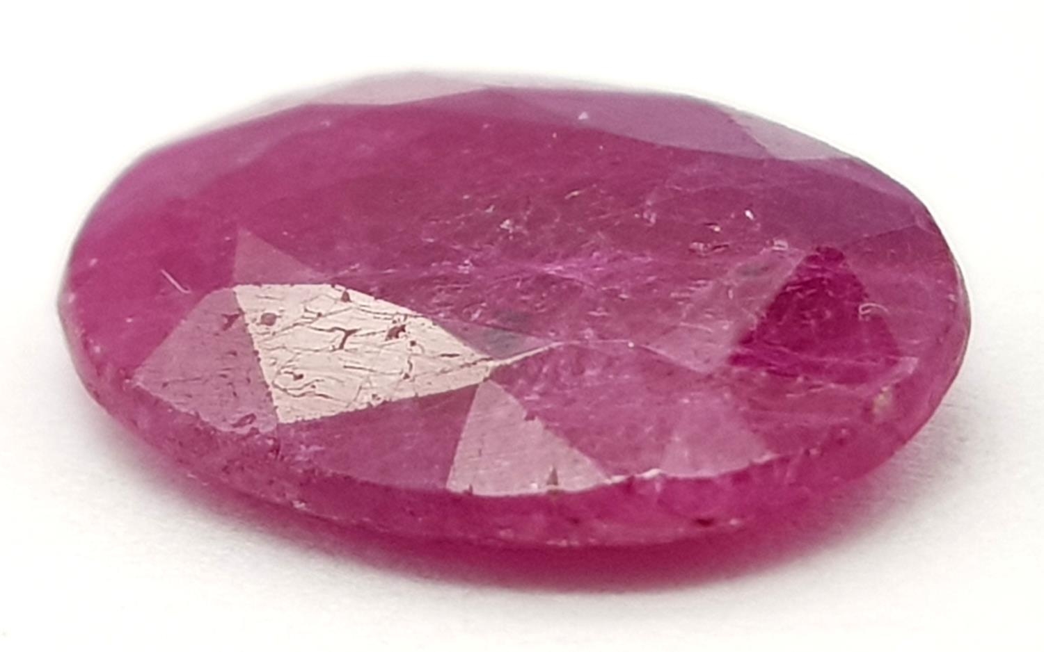 A 4.69ct Untreated Ruby - GFCO Swiss Certified. - Image 3 of 5