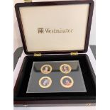 Westminster CORONATION JUBILEE PHOTO COIN SET. Complete with high quality display case. All coins