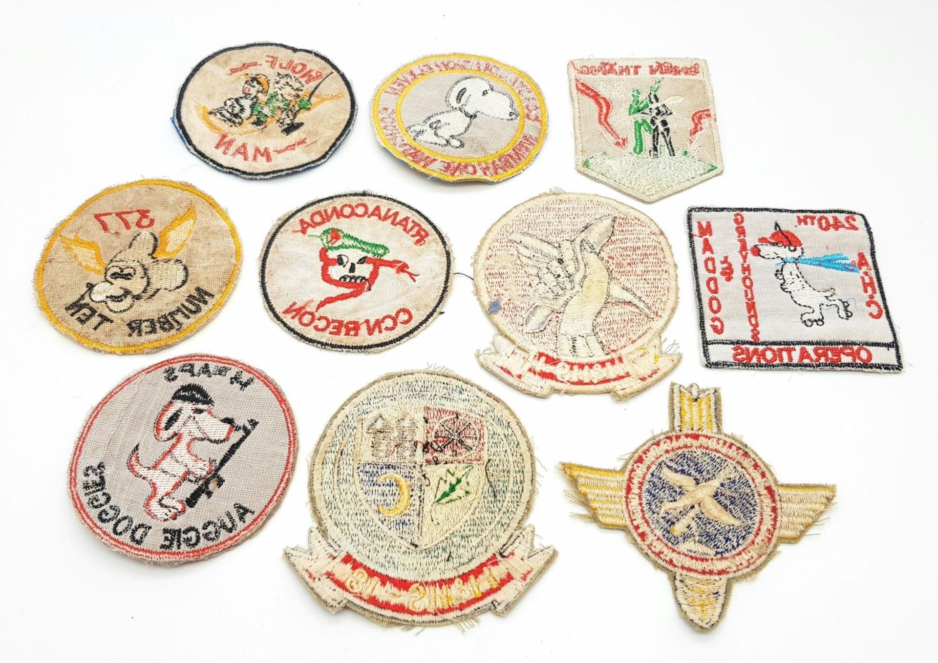 10 x Vietnam War Era In Country Made Patches. - Bild 5 aus 5