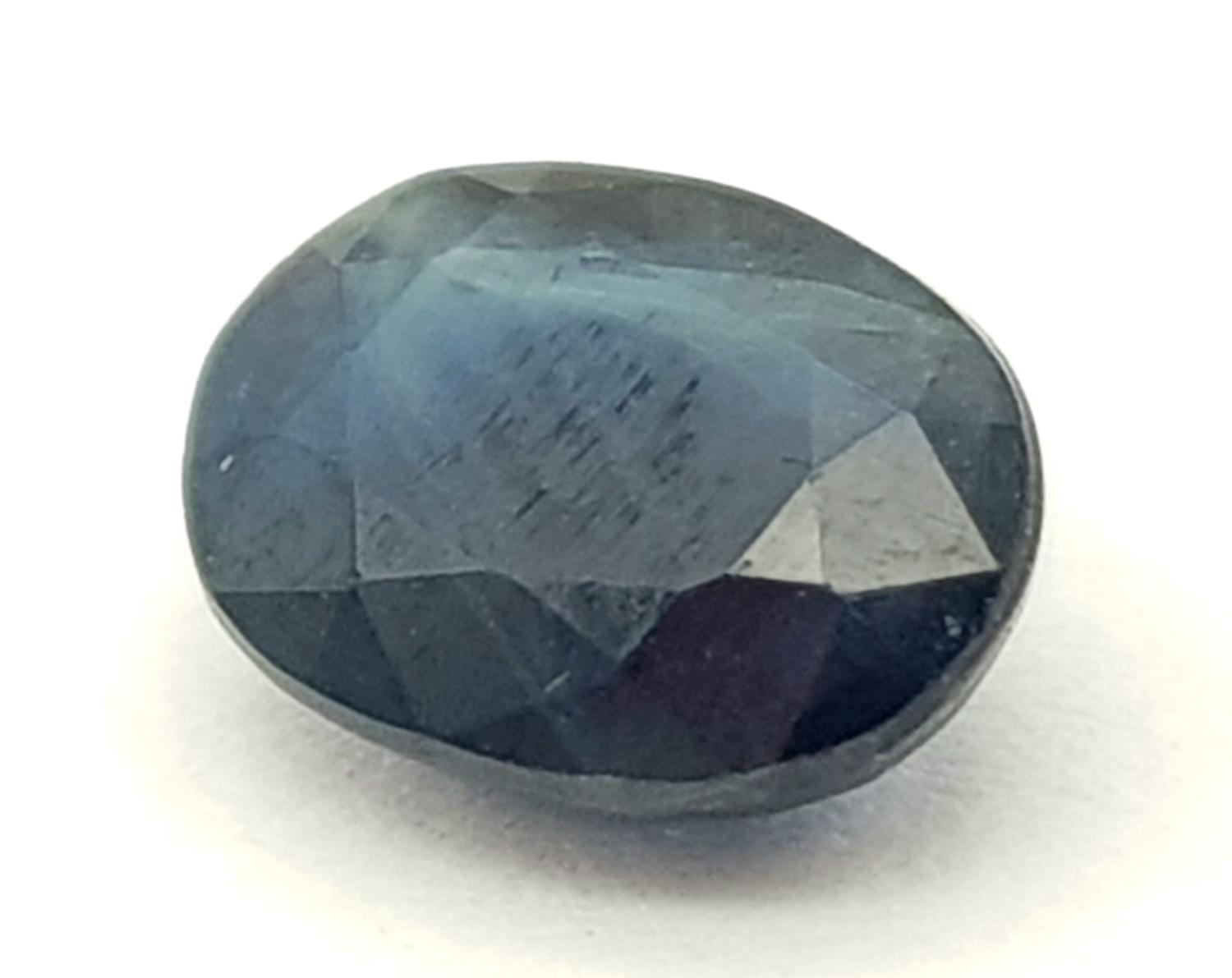 A 1.08ct Madagascan Blue Sapphire - GGI Certified. - Image 2 of 6