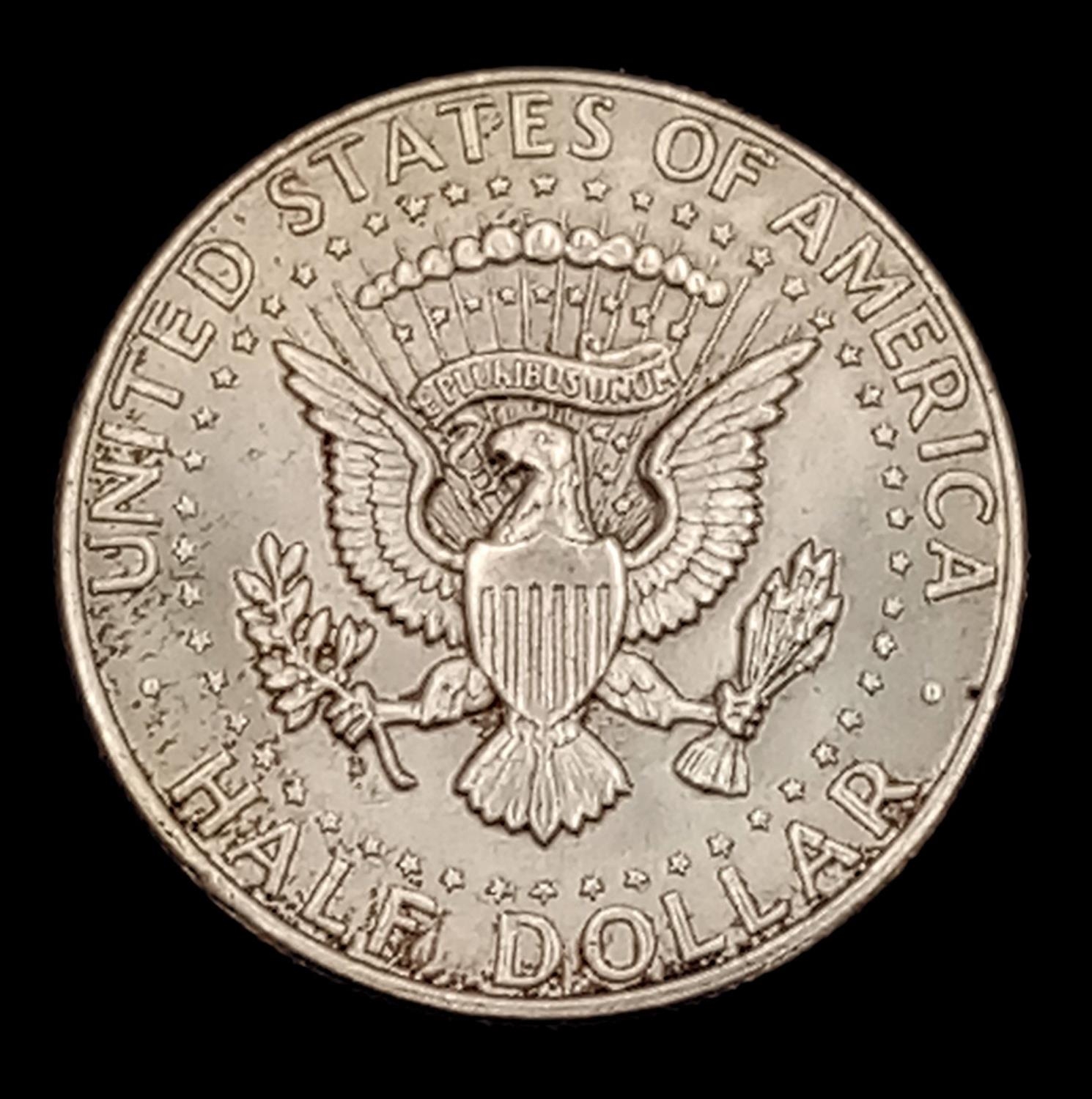 A 1964 Kennedy Half Silver Dollar. Good definition. - Image 2 of 2