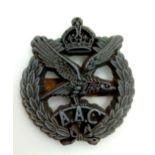 WW2 Plastic (Cellulose Acetate) Economy Army Air Corps Badge. Maker Marked: A. Stanley & Sons