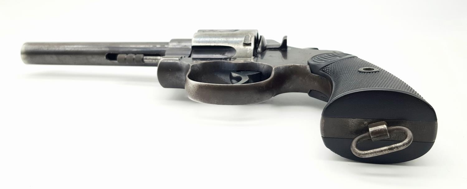 A Rare WW1 Deactivated Colt Revolver with Leather Holster. These British contract Colt revolvers - Image 6 of 11