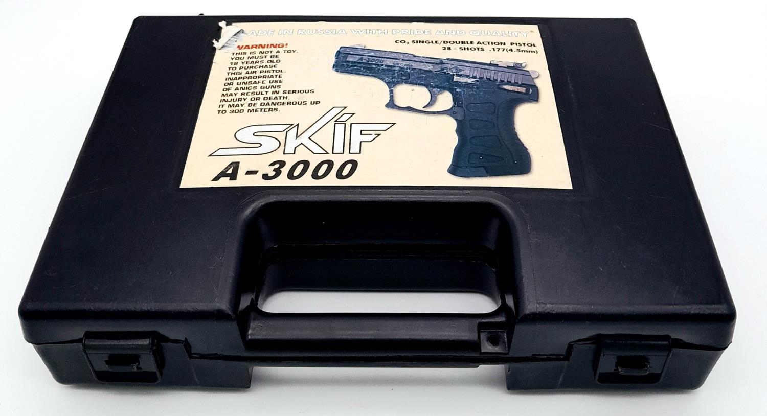 A Skif A-3000 C02 Air Pistol - .177 calibre. UK sales only. Over 18 Only. In fitted case. - Bild 15 aus 15