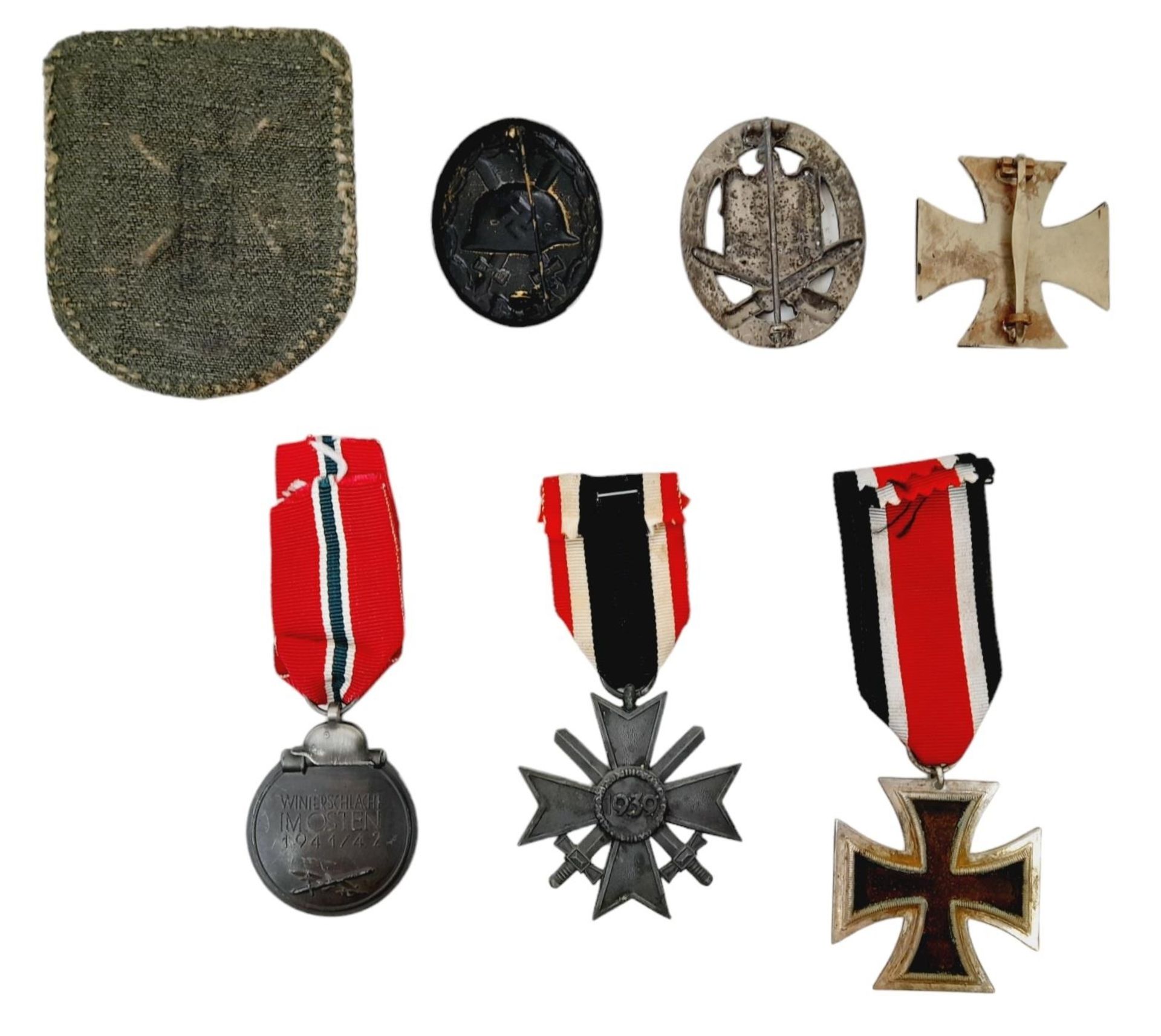 WW2 German Wehrpass & Awards to Leutnant Alfons Macowiak who served with several Panzerjäger (Tank - Image 3 of 4