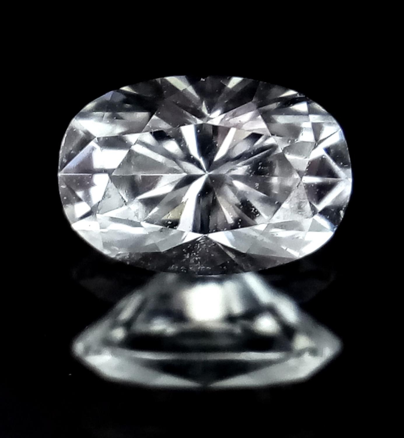 A 0.750ct Oval Shaped Diamond. VVS2 clarity. D colour. Comes with an IDL certificate.