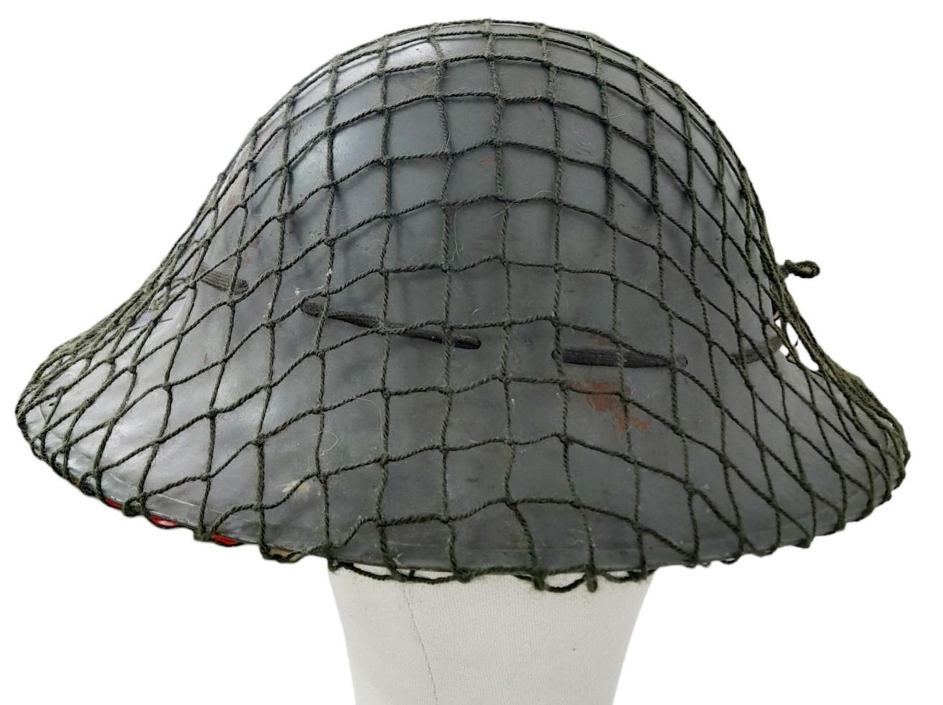 A Vintage British 1940s Fire Watchers Helmet. - Image 2 of 4