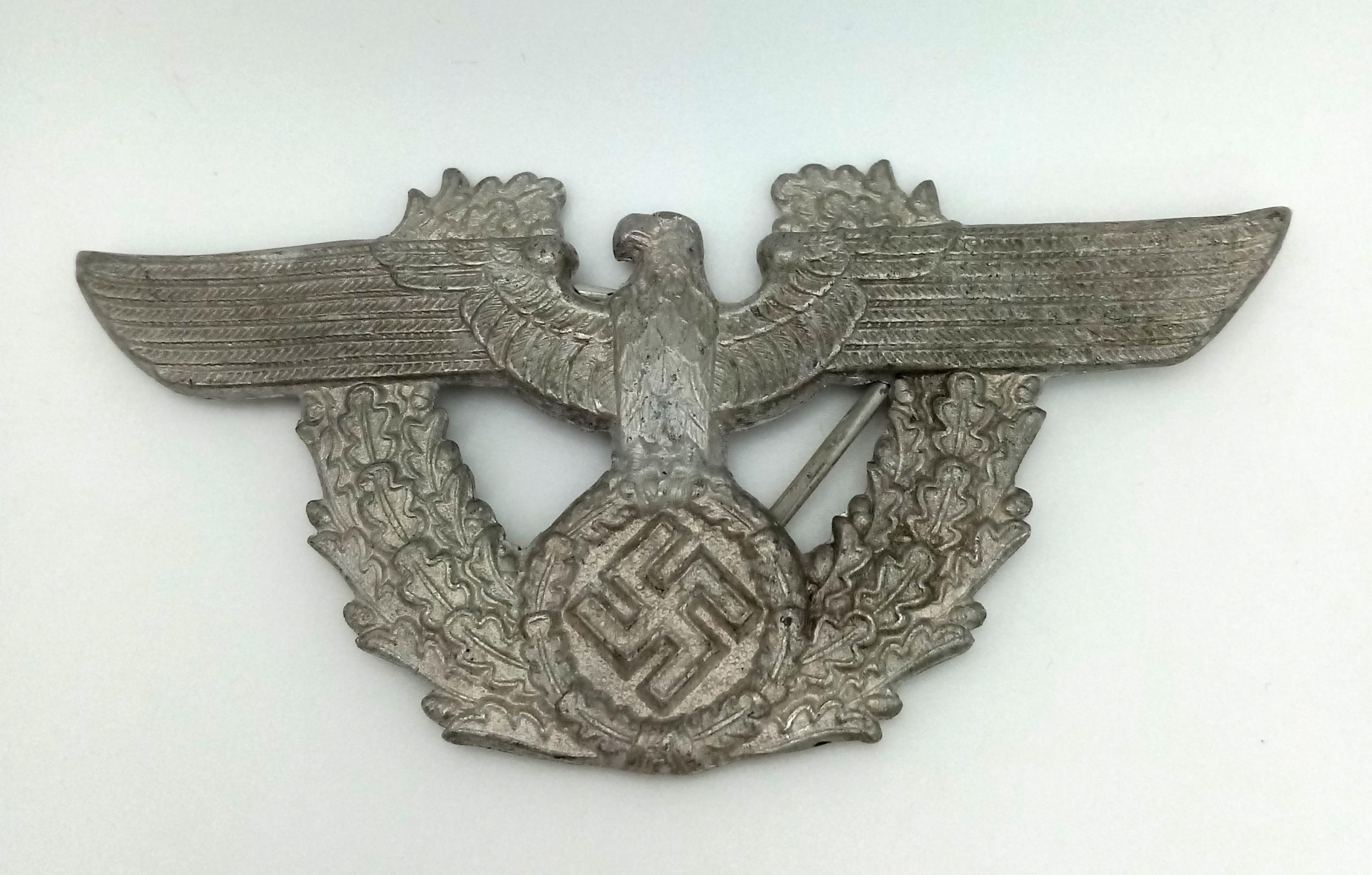 WW2 German Stadt Police Pouch Badge. Makers Marked Assmann.