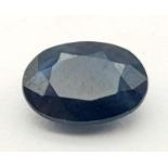 A 1.08ct Madagascan Blue Sapphire - GGI Certified.