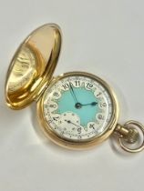 A Waltham full hunter pocket watch. In working order.