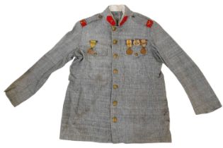 WW1 Portuguese Pioneers Tunic, complete with the following Medals: Portuguese Victory Medal,
