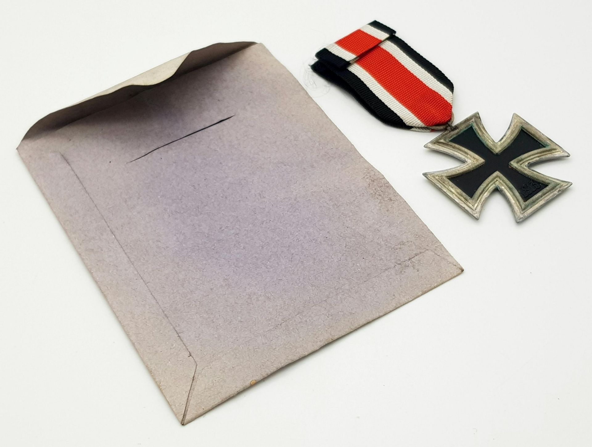 WW2 German Iron Cross 2nd Class. Ring Marked L/11 with envelope of issue. - Image 6 of 7