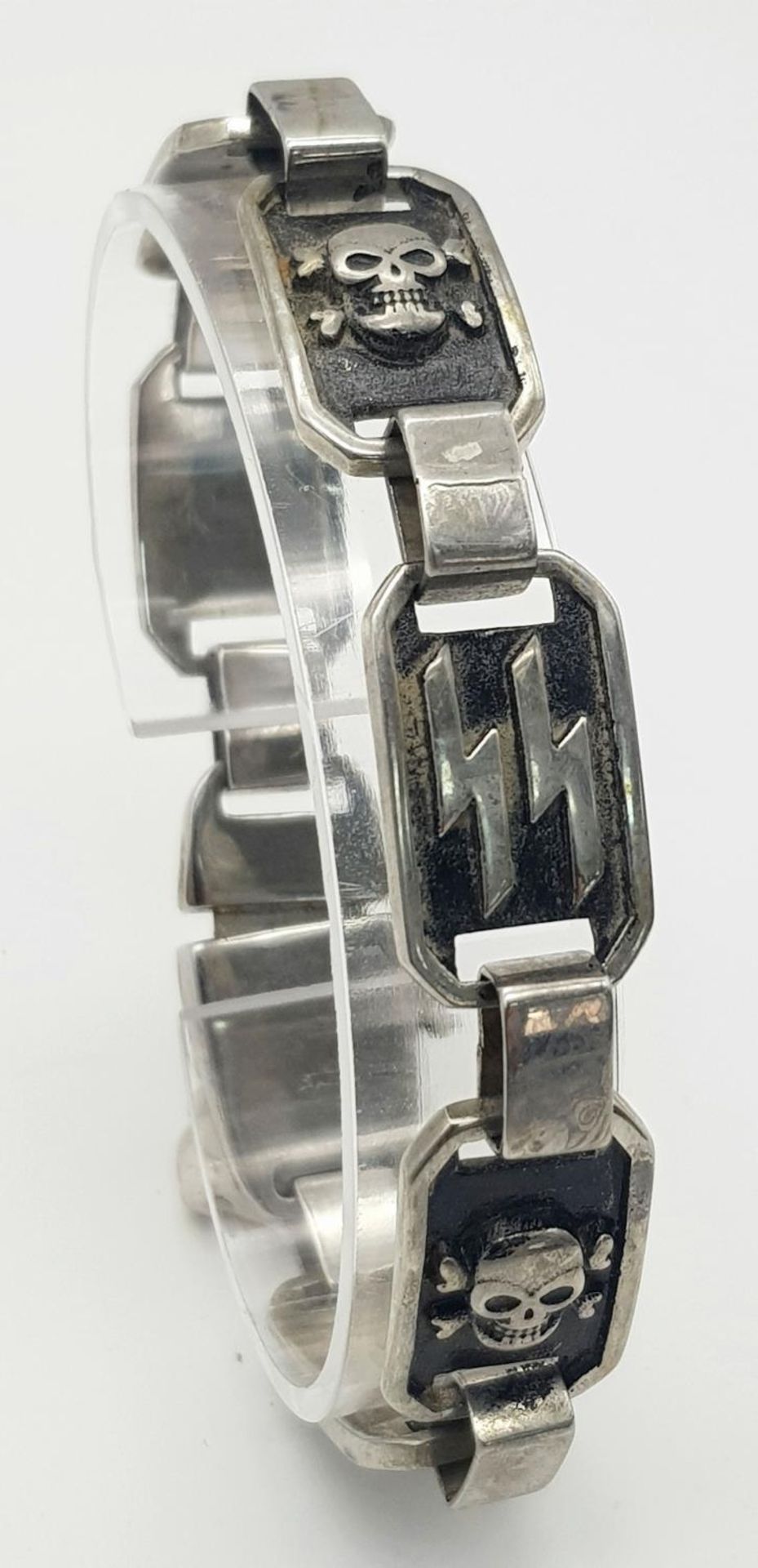 .800 Silver Bracelet Based on the Waffen SS Honour Dagger Chain. - Image 2 of 6