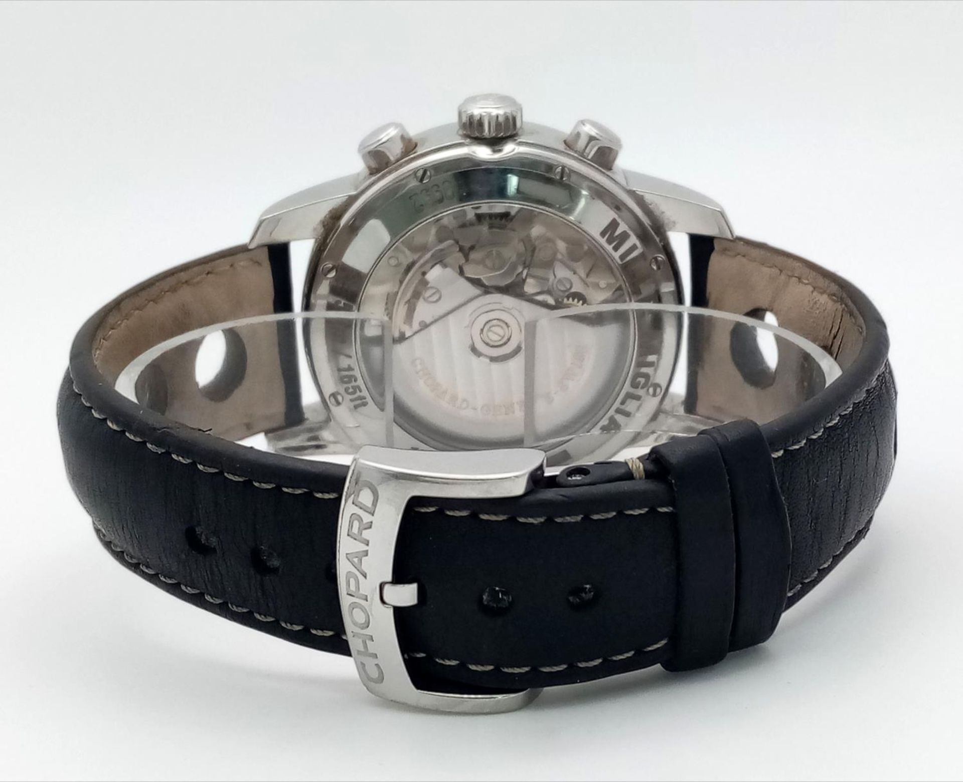 A Chopard Mille Miglia Automatic Gents Watch. Black leather strap. Stainless steel case - 42mm. - Bild 6 aus 10