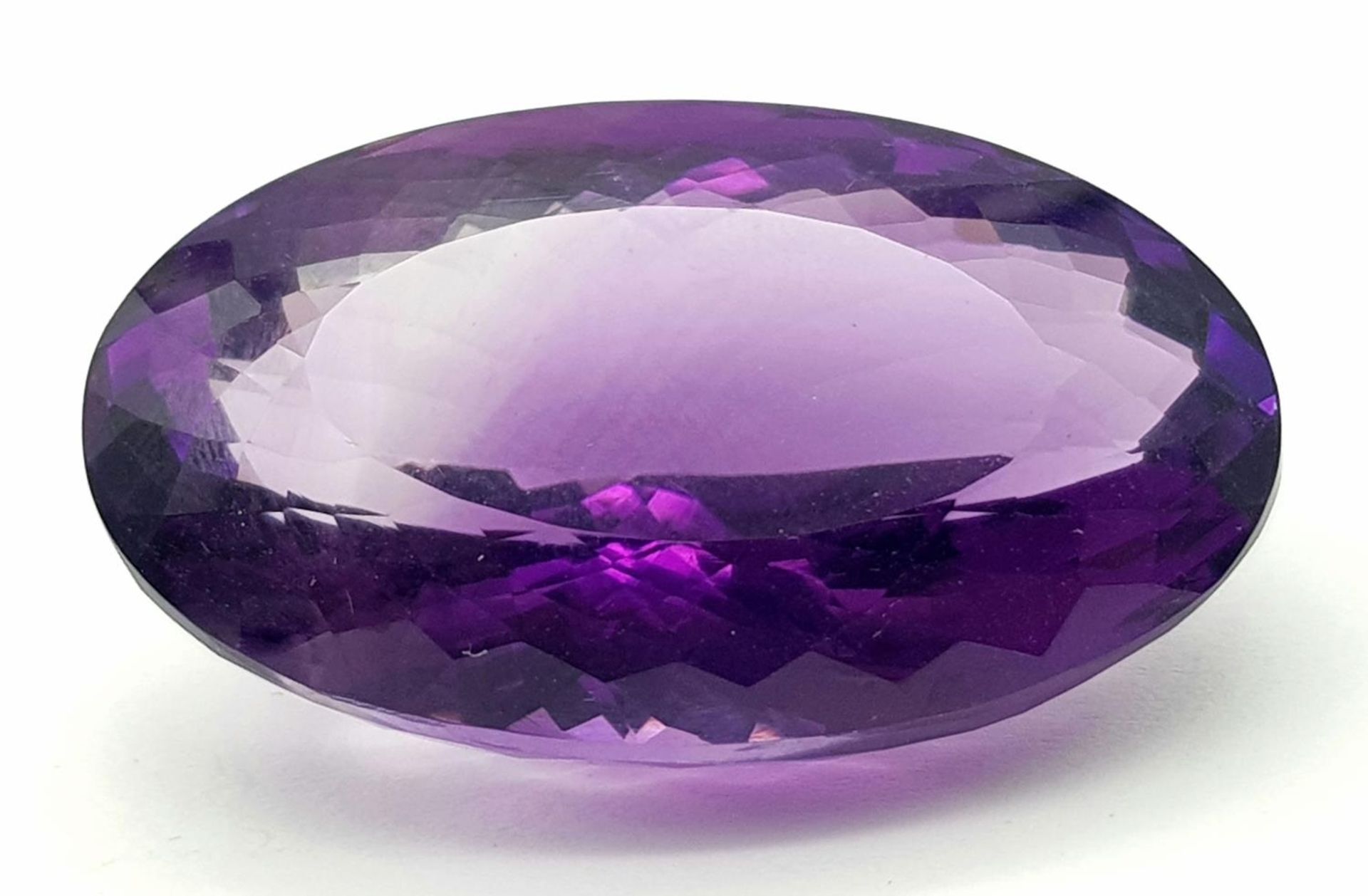A 109.41ct Gorgeous Faceted Bolivian Amethyst - GFCO Swiss Certified.