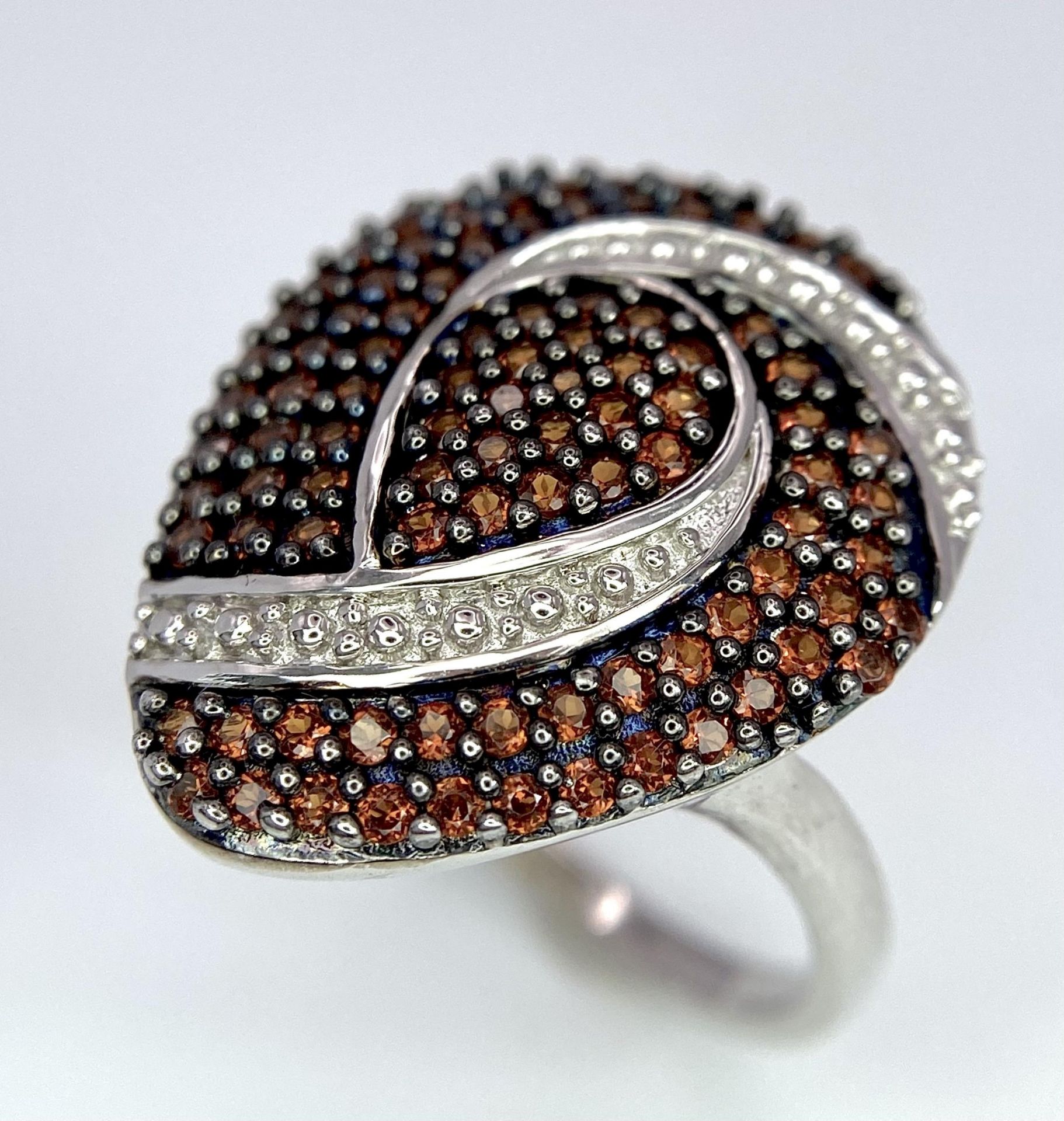 A Stunning, Unworn, Fully Certified Limited Edition (1 of 50), Sterling Silver and Anthill Garnet - Bild 2 aus 7