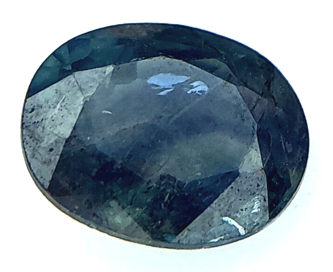 A 0.79ct Madagascan Blue Sapphire - GGI Certified