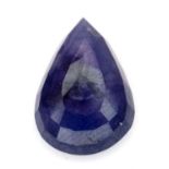 A 11.24ct Natural Blue Sapphire Gemstone - GFCO Swiss Certified.