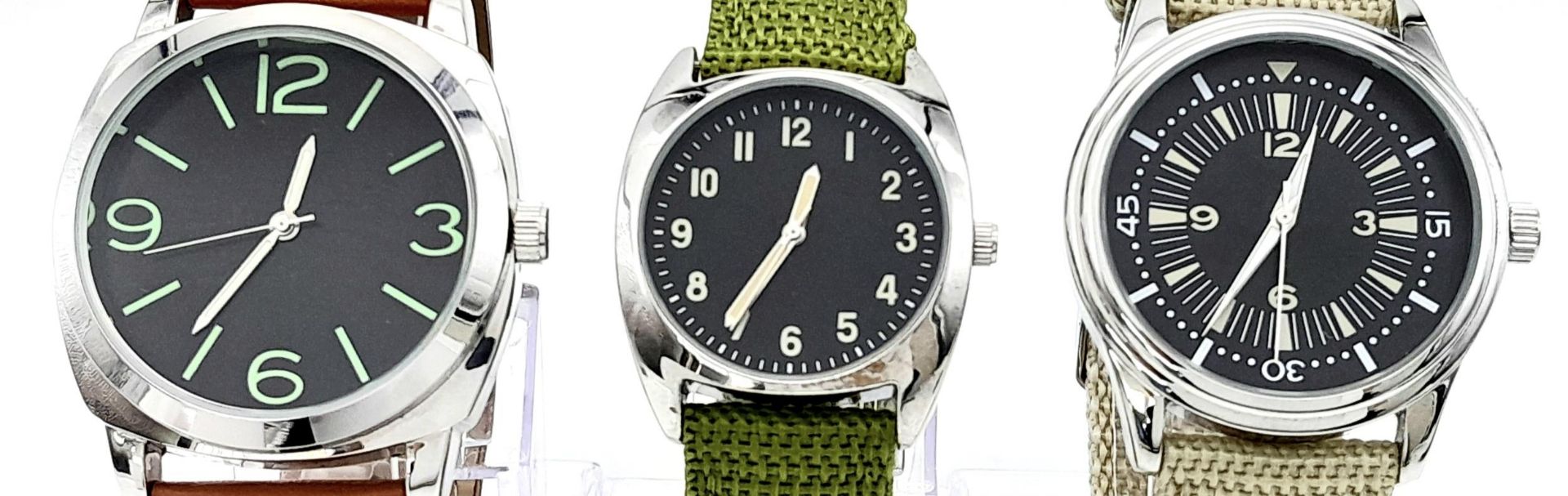 A Parcel of Three Unworn Military Homage Watches Comprising; 1) An Italian Navy Divers Watch-Panerai - Bild 2 aus 6