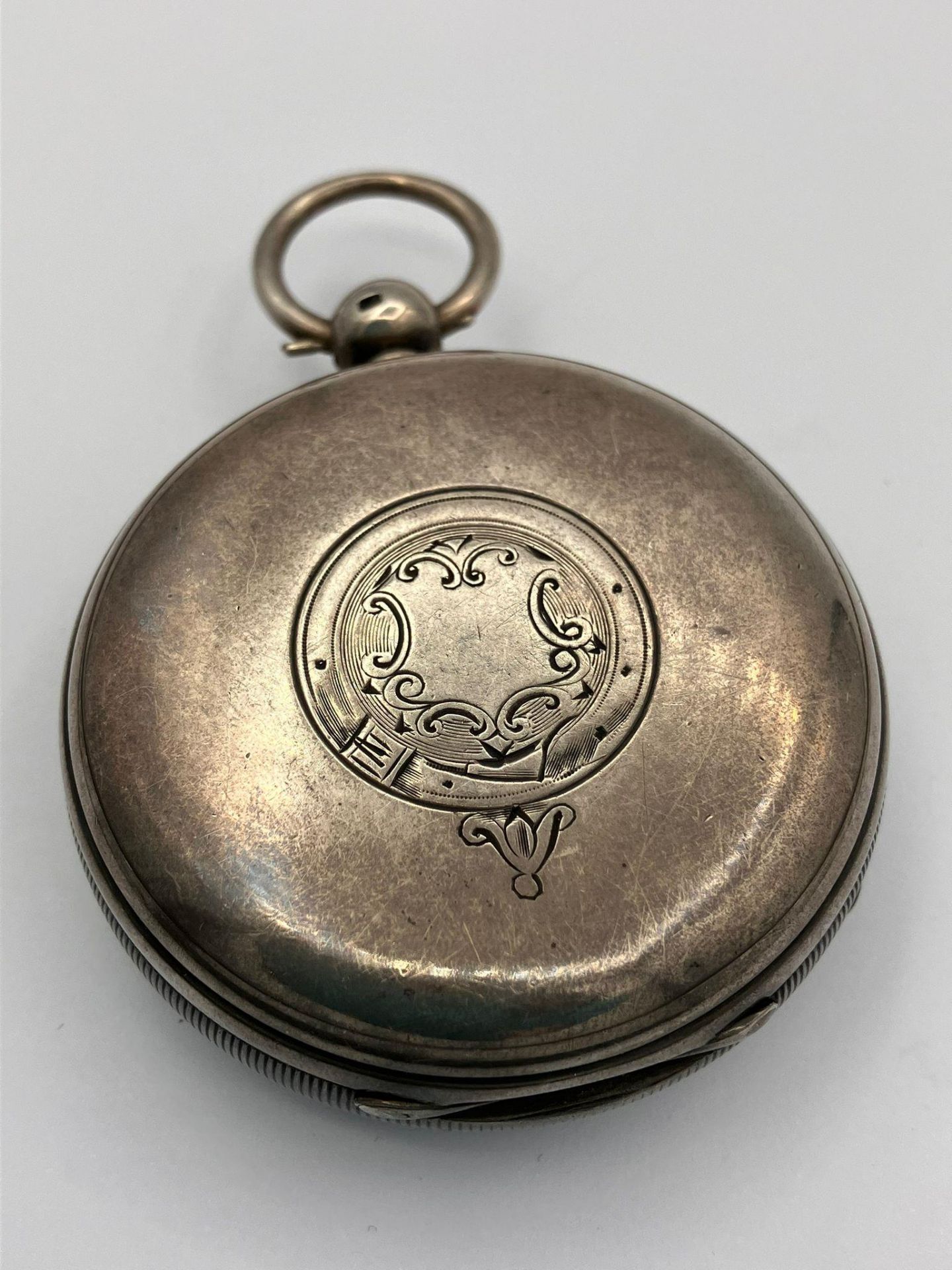Antique SILVER POCKET WATCH with clear Hallmark for Robert John Pike, London 1873. Watch is - Image 2 of 3