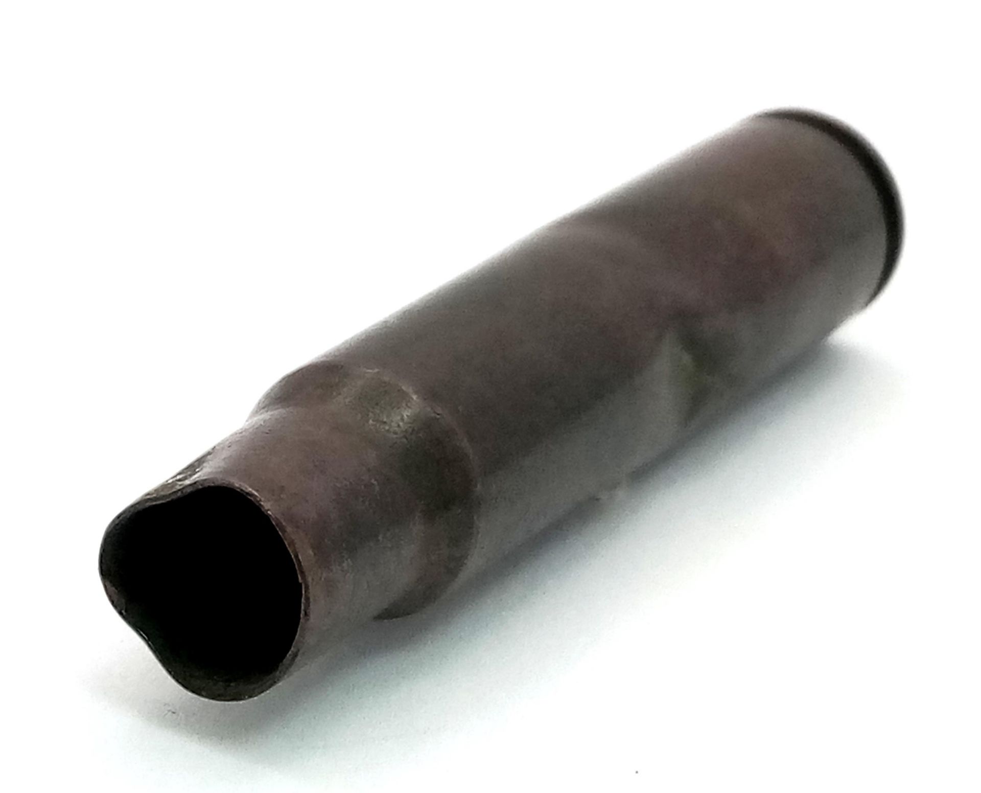 1938 Dated Waffen SS 7.92 INERT empty bullet case. The Shell primer has the classic rectangle - Image 3 of 4