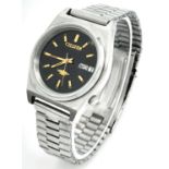 A Vintage Citizen Automatic Gents Watch. Stainless steel bracelet and case - 33mm.