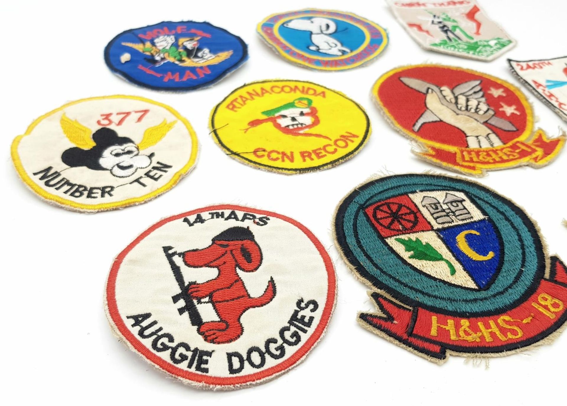 10 x Vietnam War Era In Country Made Patches. - Bild 4 aus 5