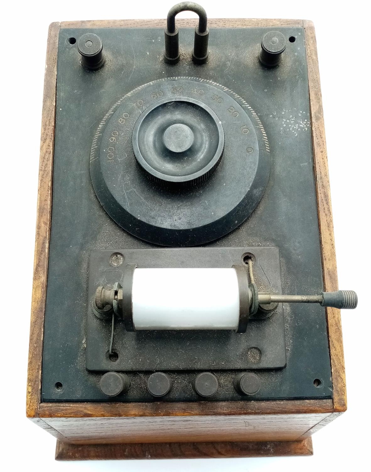 An Early 1920s Crystal Radio. 14cm x 18cm. - Bild 6 aus 6