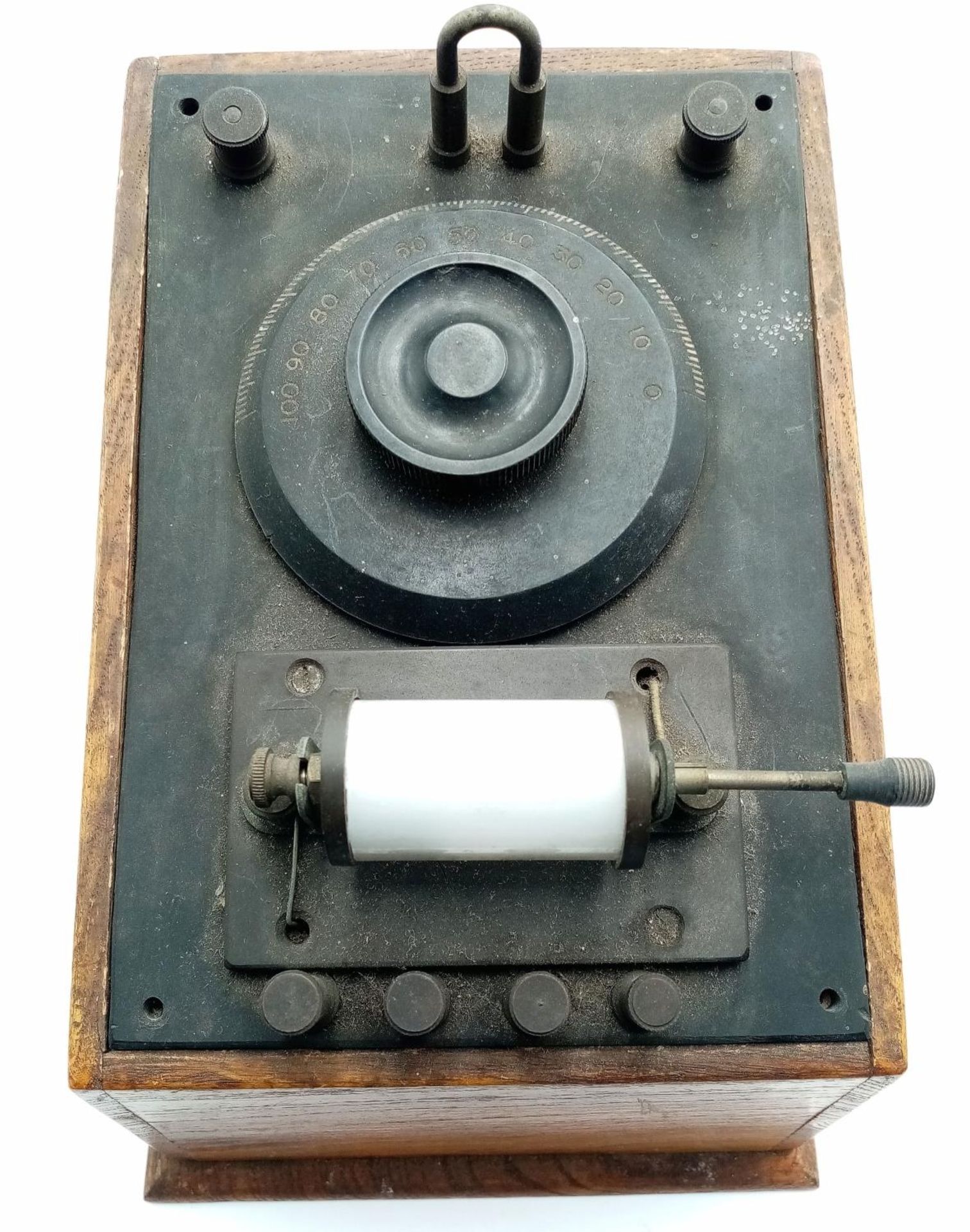 An Early 1920s Crystal Radio. 14cm x 18cm. - Image 6 of 6