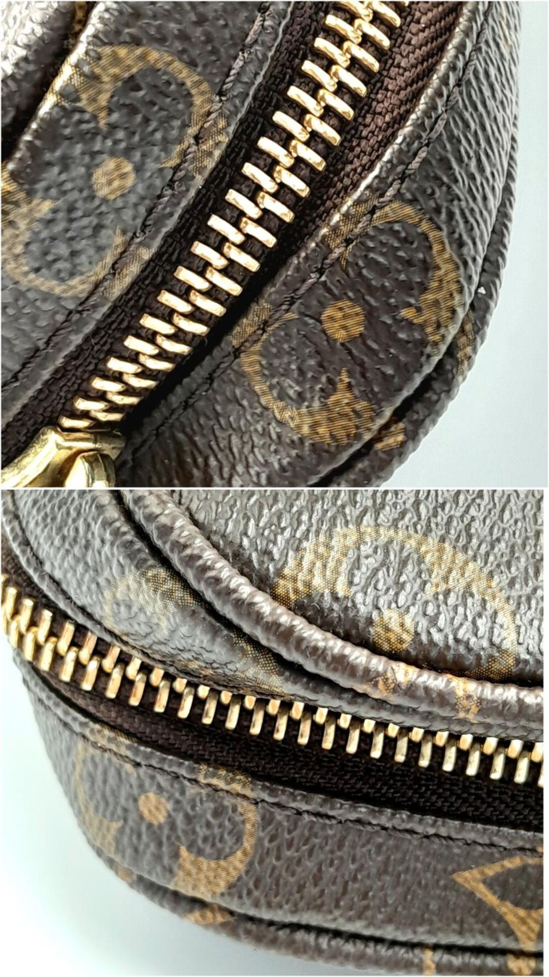 A Louis Vuitton Trotteur Beaubourg Satchel Bag. Monogramed canvas exterior with gold-toned hardware, - Image 6 of 9