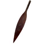 Victorian African Throwing Spear. Country of origin not known.