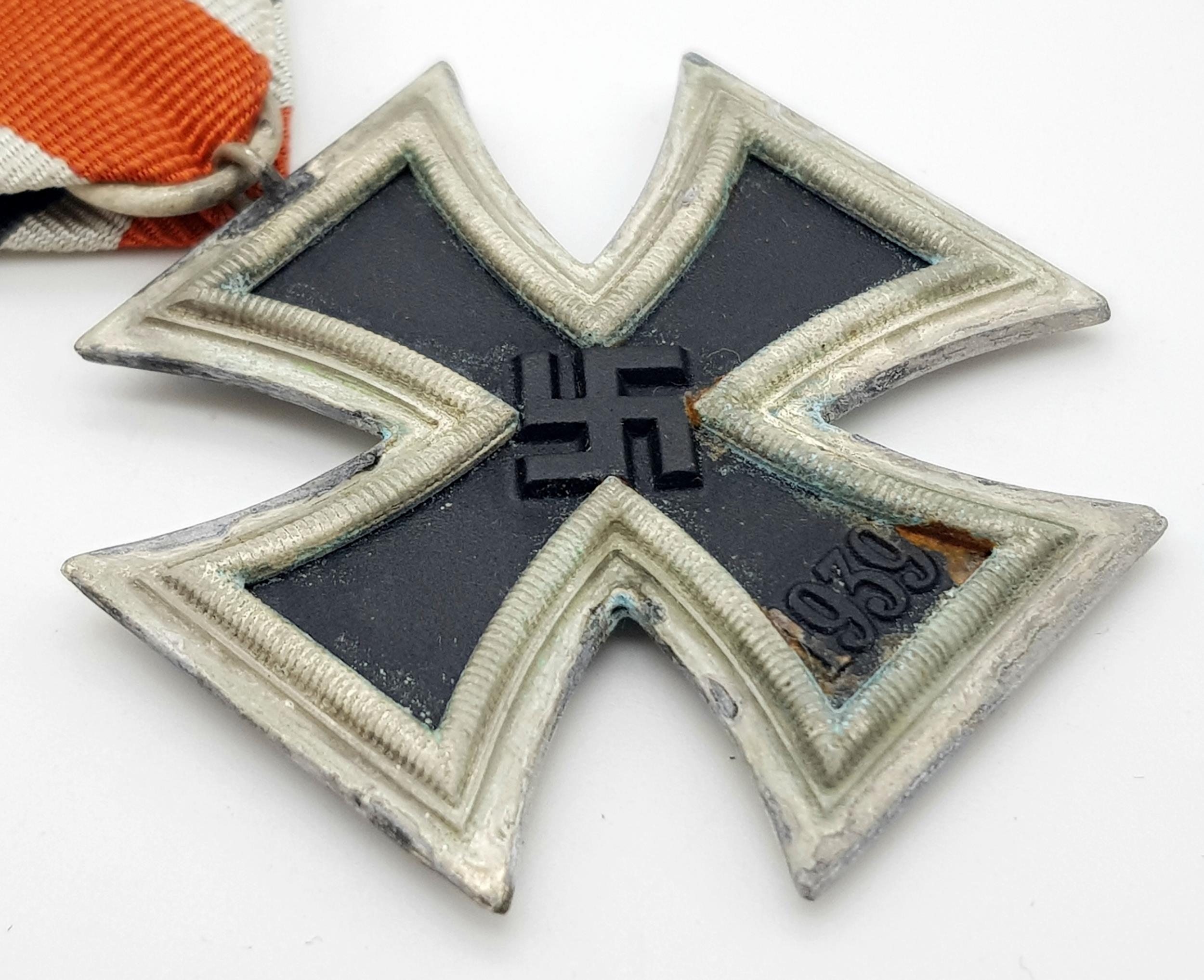 WW2 German Iron Cross 2nd Class. Ring Marked L/11 with envelope of issue. - Image 4 of 7