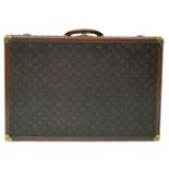 A Vintage Possibly Antique Louis Vuitton Trunk/Hard Suitcase. The smaller brother of Lot 38!