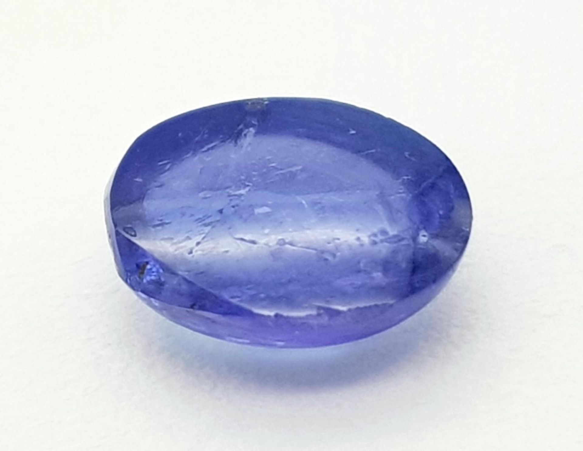 A 1.21ct Tanzanite Cabochon - GFCO Swiss Certified. - Image 4 of 6